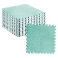 thumbnail image 1 of 10PCS Plush Puzzle Foam Floor Mat, Square Interlocking Carpet Tiles Fluffy Tiles Play Mat Baby Play Mats Baby Puzzle Mat Children Rug Soft Climbing Area Rugs, 1 of 8