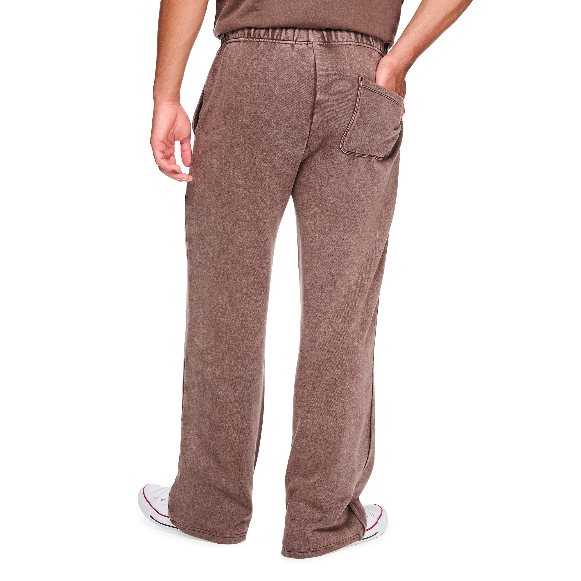 Jogger délavé à jambe droite No Boundaries pour hommes