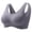 Grey, variant on zanvin Bras for Women Women Wireless Large Size Pull Together Bra Comfortable Underwear, Gift for Her