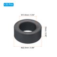 thumbnail image 2 of Unique Bargains Ferrite Toroid Core, Toroid Core 0.9' ODx0.5' IDx0.4' H, Black 20 Pack, 2 of 5
