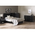 thumbnail image 3 of Commode 6 tiroirs pour Adulte, fini Noir solide, collection Step One de Meubles South Shore, 3 of 12