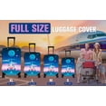thumbnail image 2 of Luggage Cover Protector Travel Suitcase Covers Protective Skin for Carry On Baggage Fit 25-28 Inch Luggage, 2 of 5
