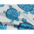 thumbnail image 4 of oneOone Rayon Iris Blue Fabric Nautical Sewing Craft Projects Fabric Prints By Yard 56 Inch Wide, 4 of 4