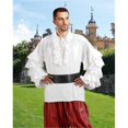thumbnail image 1 of The Pirate Dressing C1084 Henry Morgan Chemise - Blanc - Très Grand, 1 of 1