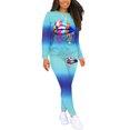 thumbnail image 3 of FOCUSNORM Femmes Sweat-Shirt à Manches Longues et Pantalons Taille Haute, 3 of 5