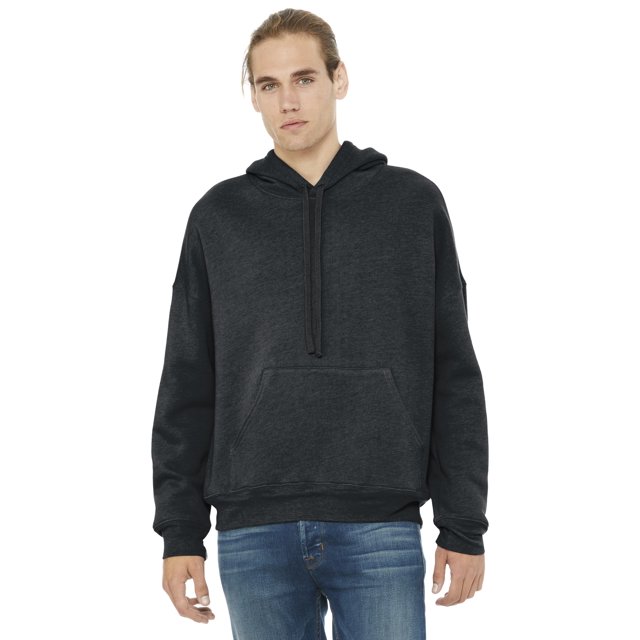 BELLA+CANVAS Chandail à Capuchon en Molleton Éponge pour Hommes DTM 3729, TP, Foncé