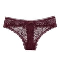 thumbnail image 1 of Ketyyh-chn99 Boxeurs pour Femmes, Strings Mode pour Femmes, Taille Basse, Bikini Extensible en Coton, Vin, P, 1 of 3