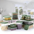 thumbnail image 4 of EASTIN 17 Pcs Food Storage Containers Set with Snap Lids (16 Lids + 16 Containers) Meal Prep Airtight Plastic Containers BPA-Free Lunch Containers for Kitchen Organization Pantry Home, 4 of 10
