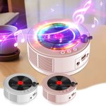 Sentmoon Portable Speaker Bluetooth Speakers Wireless Vinyl Bluetooth Speakers Mini Portable Desktop Radio Birthday Gift