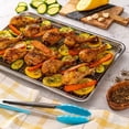 thumbnail image 4 of Aluminum Baking Sheet with Stainless Steel Cooling Rack Set by Ultra Cuisine - Half Sheet Size Pan 13 x 18 inch, Durable Rimmed Sides, Easy Clean, Commercial Quality for Cooking and Roasting, 4 of 4