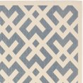 thumbnail image 5 of Safavieh Courtyard Tapis Bleu Intérieur Extérieur - Carré 4 Pieds, 5 of 5