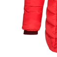 thumbnail image 4 of Fankiway Women's Long Sleeve Hooded Mid Length Casual Jacket with Small Print Style Red M, 4 of 4