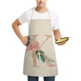 thumbnail image 4 of WIFKLSIIPG English Letter Rose Series Linen Apron for Adults and Children's Kitchen Fouling Apron, 4 of 5