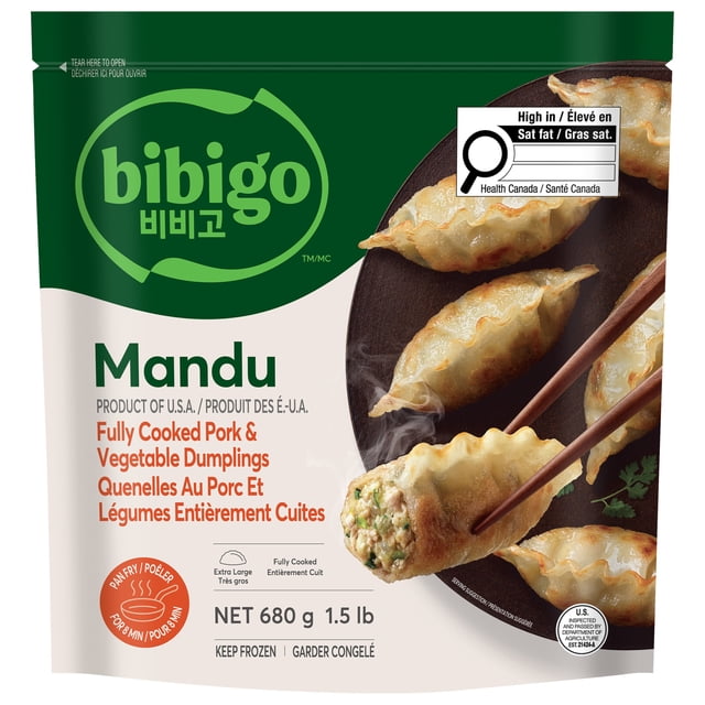 bibigo Mandu Pork and Vegetable Dumplings, 680 GR