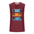thumbnail image 4 of JDQJBZ Mens Sleeveless Undershirts Summer Solid Color Knit Crew Neck Sleeveless Tops Stretchy, 4 of 5