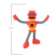 thumbnail image 3 of 5 Pack Red-Creative Wire Robot Twisted and Deformed Changeable Villain Doll Fun Anti-Stress Tricky Children's Fidget Toy Gift, 3 of 7