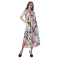 thumbnail image 2 of Moomaya Robes d'Été Imprimées Décontractées pour Femmes, Robes de Cocktail, Vêtements de Mariage, 2 of 5