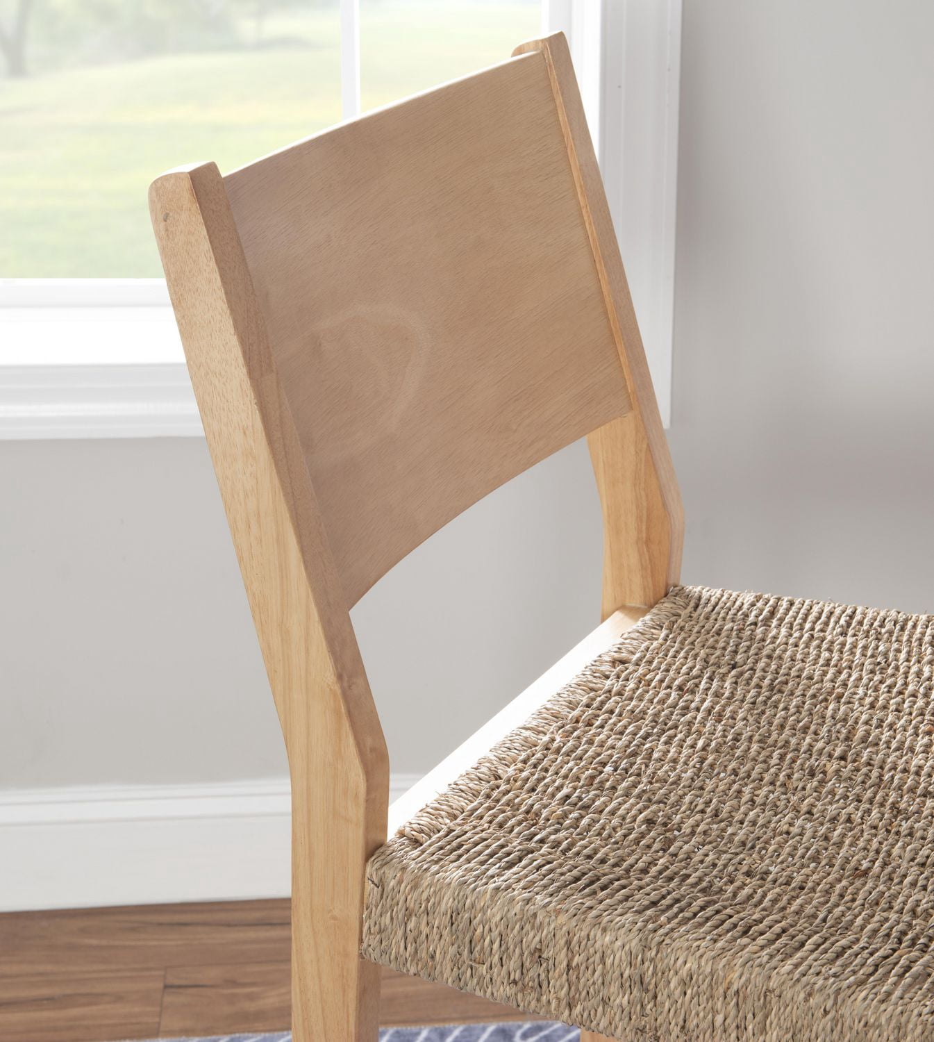 Tabouret de bar Parisi, Naturel (Lot de 2)