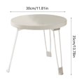 thumbnail image 3 of LSLJS Petite Table Pliante Table Ronde Mobile Petite Table Basse Pliante Petite Table à Manger Convient pour une Utilisation à Côté du Sofa, Petites Tables en Panneau Composite Meubles de Salon, 3 of 6