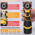 thumbnail image 3 of Tournevis Électrique 12 V 2-en-1 au Lithium pour Perceuse, Outil Électrique Multifonction, 3 of 6