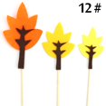 thumbnail image 2 of Coxeer Cake Topper Set Felt Plant Cute Cake Pick Cupcake Decoration Stick for Birthday, 2 of 10