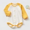 thumbnail image 2 of Timegard Toddler Baby Clothes Boy Girls Newborn Ribbed Button up Onesie Infant Cotton Unisex Outfits, 2 of 4