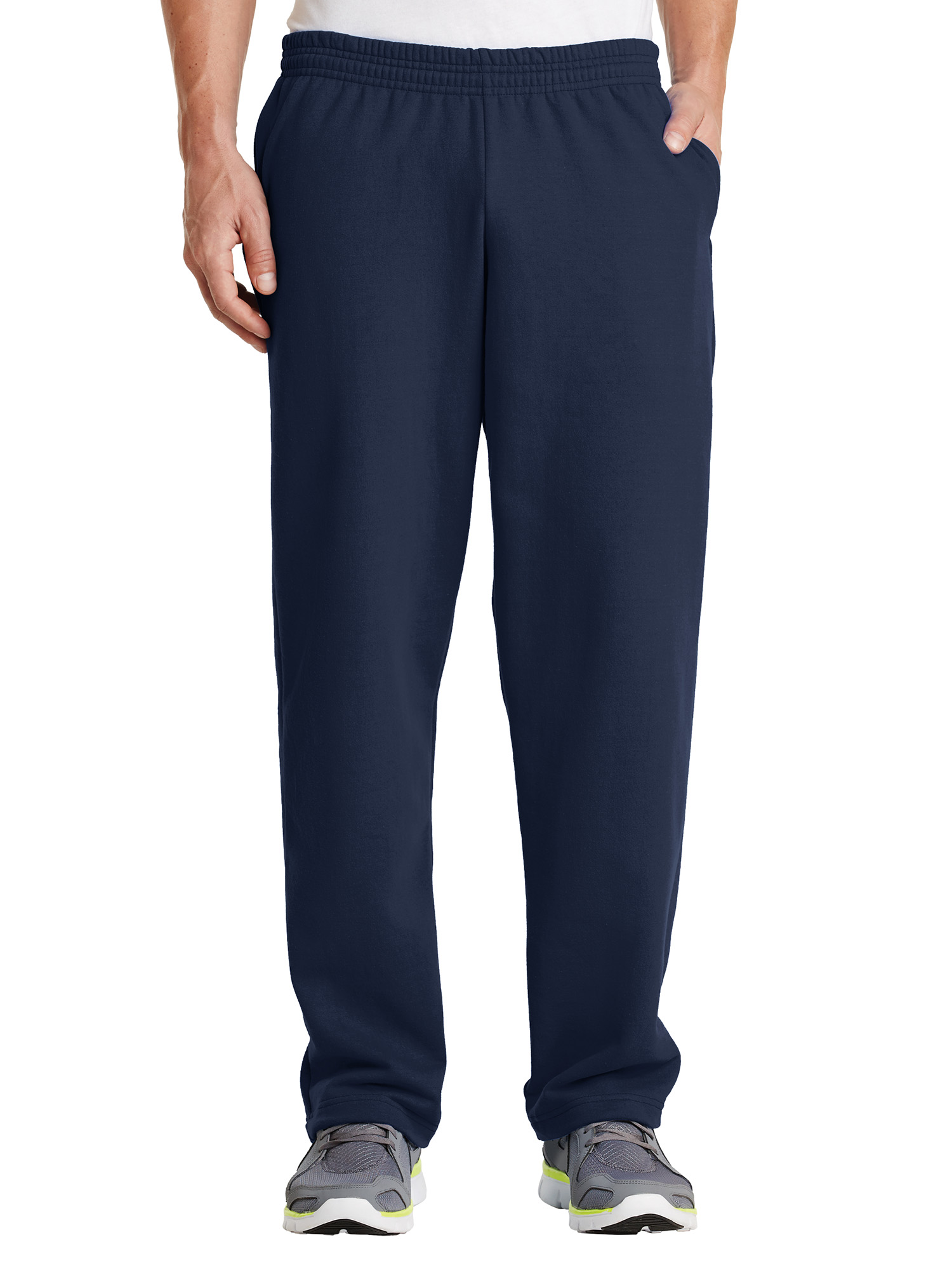 Gravity Threads Fleece Sweatpants w/ Pockets - Navy - Medium