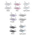 thumbnail image 3 of Multiple Jean Trouser Scarf Hangers For Men Women ABS Multi-functional 2PCS Storage Artifact Stainless Steel Pants Hook, 3 of 14