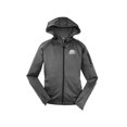 thumbnail image 1 of Gravity Outdoor Co. Veste à Capuche en Polaire pour Femmes - Logo Blanc - Graphite - TP, 1 of 1