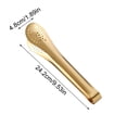 thumbnail image 3 of Sentmoon Cooking Tongs Kitchen Tongs Stainless Steel Compact Food Clip Household Multi-function Bread Clip Korean Barbecue Clip Clip for Restaurant, Chef, Bartender, 3 of 3