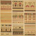 thumbnail image 1 of Ahgly Company Tapis d'Intérieur Lavable à la Machine, Carré, Transitionnel, Orange, Tapis de Zone, 8 Pieds Carré, 1 of 7