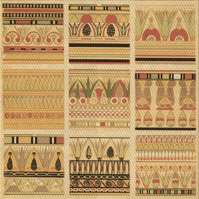 Ahgly Company Tapis d'Intérieur Lavable à la Machine, Carré, Transitionnel, Orange, Tapis de Zone, 8 Pieds Carré