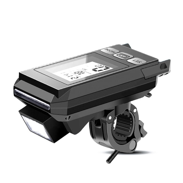 Compteur de Vitesse de Vélo Multifonction Sans Fil avec Klaxon, USB Rechargeable, Étanche, Compteur de Vitesse de Vélo, Écran Complet, Rétroéclairage, Accessoire de Cyclisme