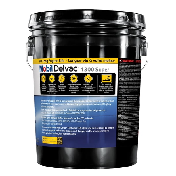 Mobil Delvacâ„¢ 1300 Super 15W-40 - Walmart.ca