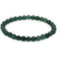 thumbnail image 1 of Bracelet Extensible Unisexe en Perles Rondes de 6 mm en Jade de Granit Naturel, 1 of 5