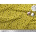 thumbnail image 2 of Soimoi Modal Satin Fabric Snowflake Artistic Decor Fabric Printed Yard 42 Inch Wide, 2 of 3