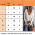 thumbnail image 4 of Women‘s Fashion Color Block Pullover Long Sleeve Hollow-out Distressed Tassels Sweater, 4 of 4