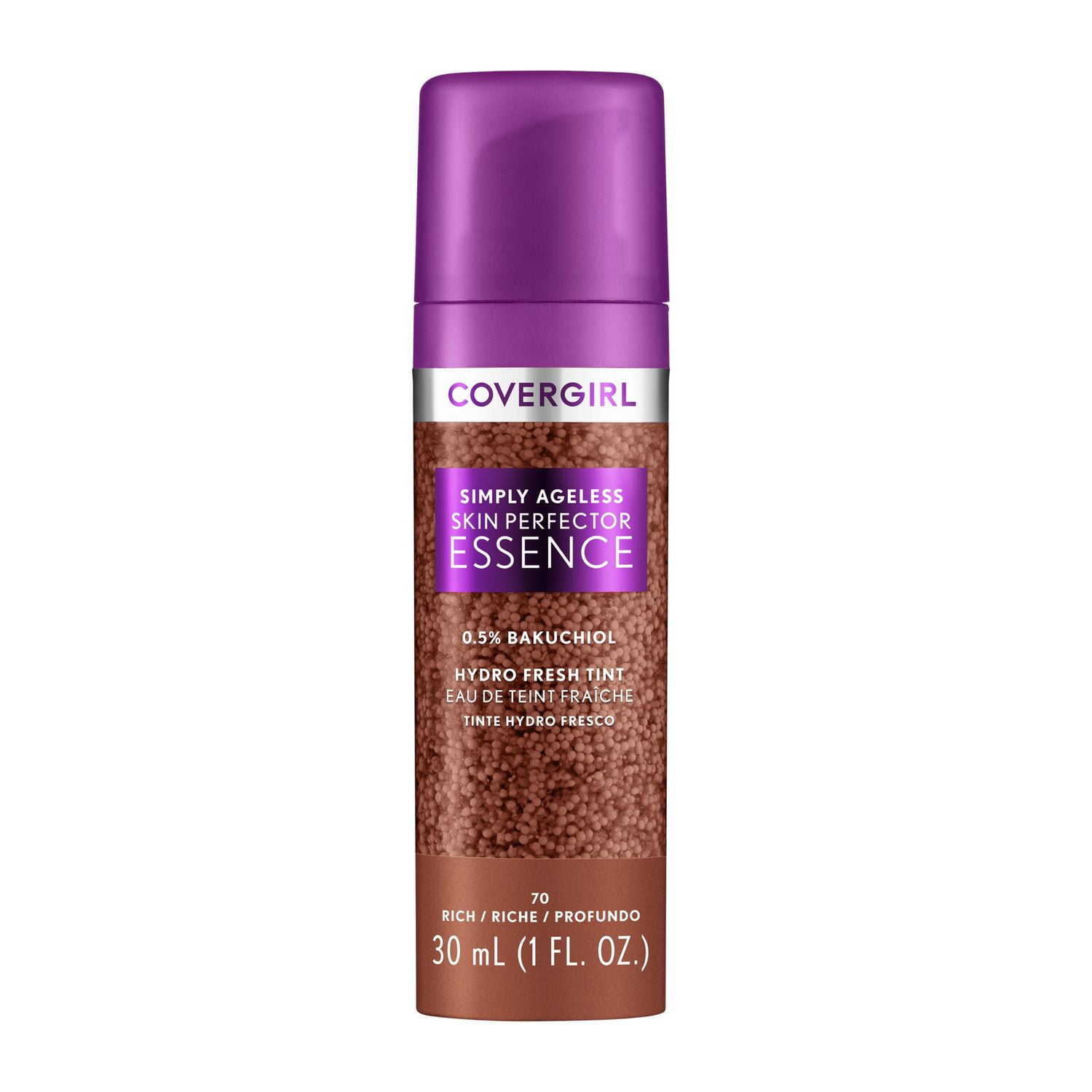 Simply Ageless Fond De Teint Essence Perfecteur De Peau, Voile Teinté, Hybride Maquillage Soin, Fini Lumineux Effet Peau Nue, Formule Vegan