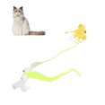 thumbnail image 3 of Jouet de Chat Interactif avec Conception Élastique, Crochet et Boucle Réglable - Réduit l'Anxiété, Maintient les Chats sous Tension avec Plume et Corde Élastique, 3 of 7