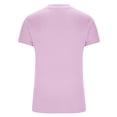 thumbnail image 4 of Babysbule T-Shirts pour Femmes 2025 Nouvelles Arrivées d'Été T-Shirts pour Femmes à Manches Courtes Couleur Unie Basique Col Ras du Cou Coupe Ajustée Haut Chandail T-shirt, 4 of 7