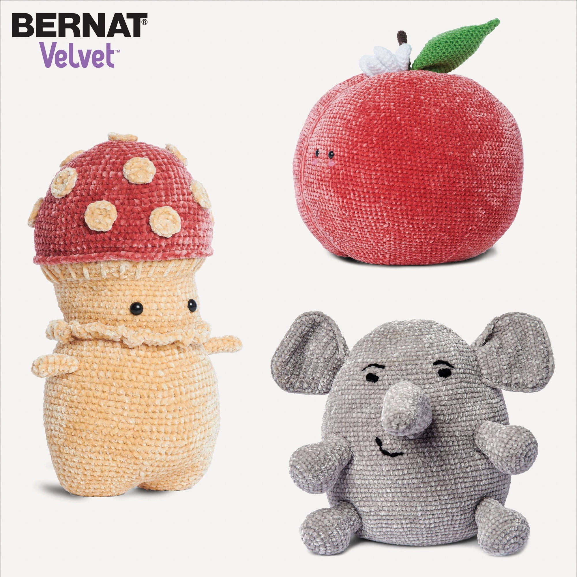 Bernat® Fil Velvet™, Polyester #5 Volumineux, 10,5oz/300g