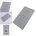 thumbnail image 4 of Abbracc Bead Design Board Flocked Necklaces Bracelet Design Jewelry Tray Tool 28x19.5cm 03, 4 of 7