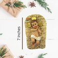 thumbnail image 1 of Infant Jesus Christ in Crib 2 Piece Resin Christmas Nativity Statue, 7 Inch, 1 of 3