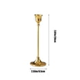 thumbnail image 3 of RXIRUCGD Candle Holders Candlestick Thicker Metal Candle Sticks Set For Wedding Christmas Party Dining Table Table Centerpiece Decor, 3 of 9