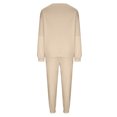 thumbnail image 4 of FNFYFH Liquidation Chandails en Molleton en Polaire pour Femmes Survêtements Automne 2025 Manches Longues Confort Col Rond Chandail avec Cordon de Serrage Tenues Athlétiques Beige,TG, 4 of 8