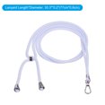 thumbnail image 2 of Unique Bargains Phone Lanyard with Transparent Lanyard Patch, Light Blue, 2 of 5
