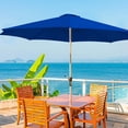 thumbnail image 5 of Fridja Auvent de Remplacement pour Parasol de Patio à 6 Baleines de 118 Pouces, Auvent de Remplacement Protection UV Imperméable pour Parasol de Table de Marché Extérieur, Auvent de Parasol Extérieur pour Restaurant, Cour, Cour, Piscine, 5 of 5