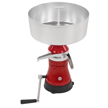 Séparateur de Lait 80L Mini Centrifugeuse Machine à Dégraisser Séparateur Manuel pour Crème de Lait