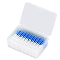thumbnail image 1 of Brace Interdental Brush,  Floss Toothpick Cleaner 160pcs Soft Disposable  For Children For Travel Blue, 1 of 8