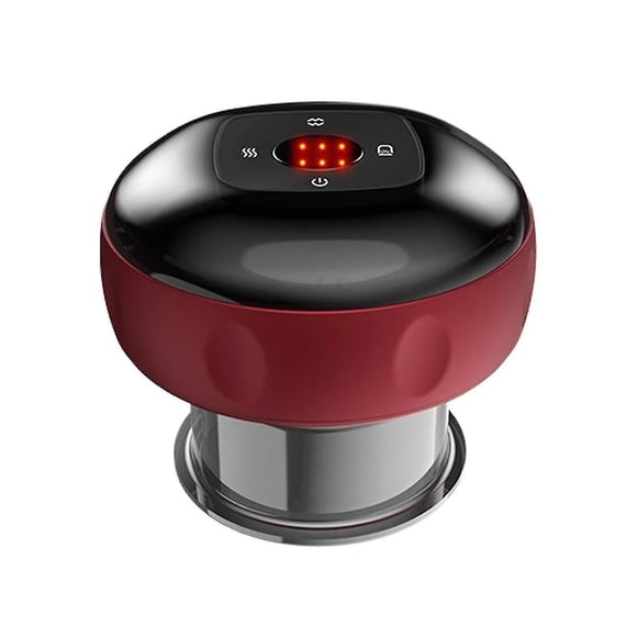 FanShow Electric Cupping Massager With Red Light Vibration Rechargeable Cupping Device -Electric Cupping Massager With Red Light Vibration Rechargeable Cupping Device -